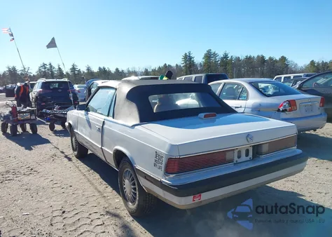 1986 Dodge 600 z USA, uszkodzony, nr VIN 1B3BV55K3GG224917